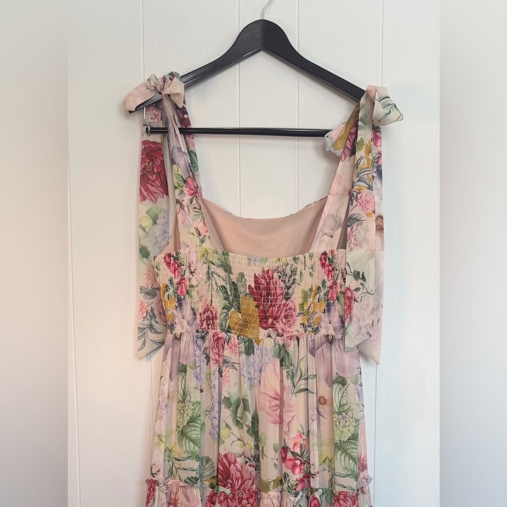 Baltic Born Floral Tie-Strap Blouse